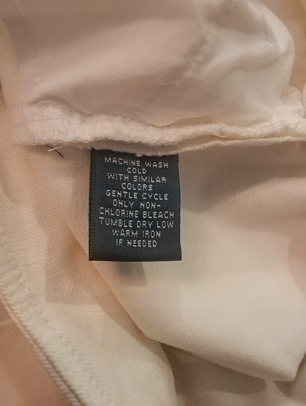 Lauren Jeans Co. Ralph Lauren Off White Straight Leg Pants Size 4 NWT - Picture 7 of 12